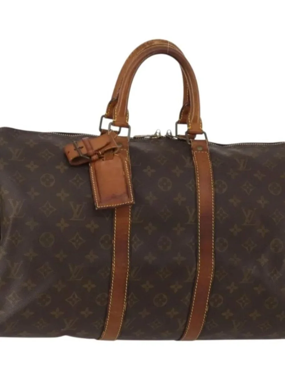 LOUIS VUITTON Monogram Keepall 45 Boston Bag M41428 LV Auth 188431